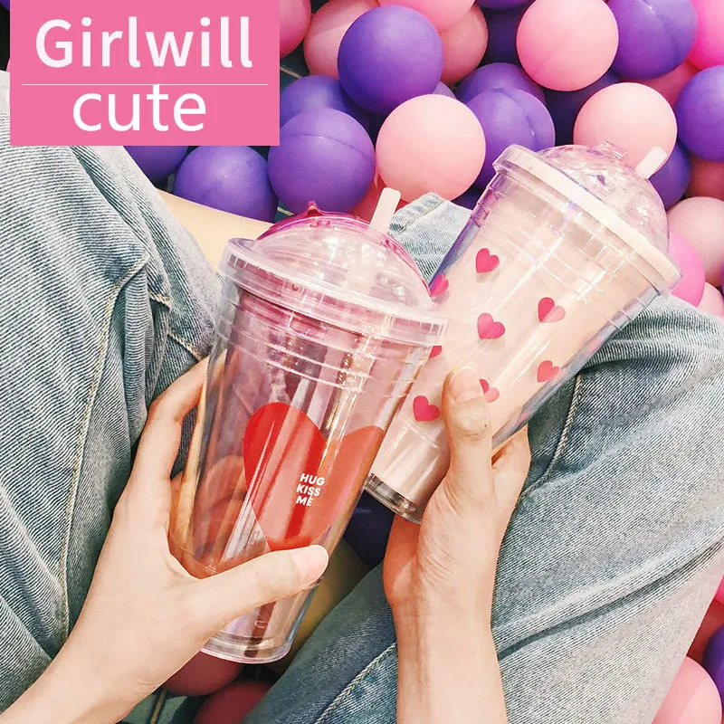 Girlwill двойная чашка 480 мл праздничный подарок Горячая Распродажа креативная