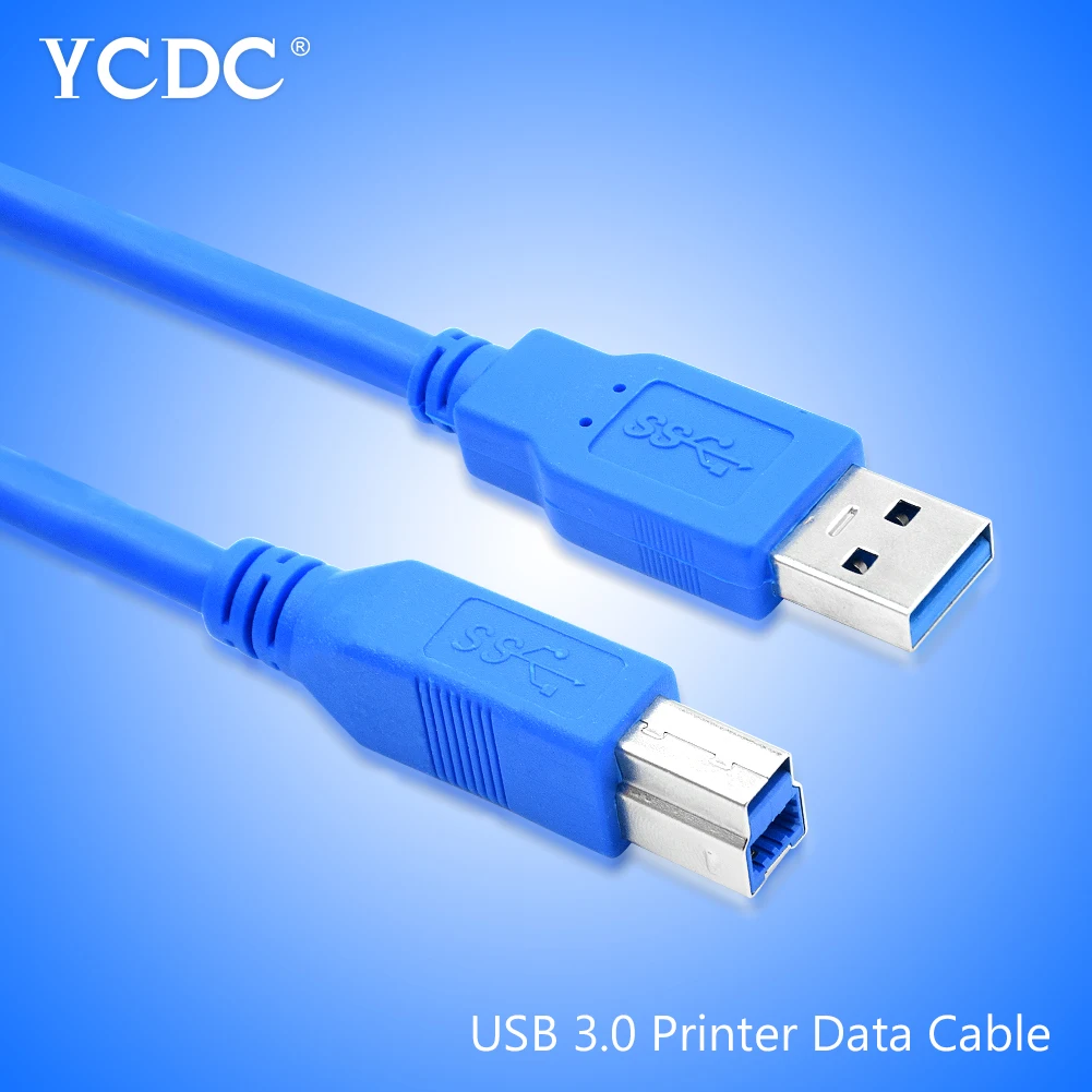 Кабель USB 3 0 Type A Male To B для синхронизации данных кабель принтера 3/0 5/1/1.8/3/5m HP IOGEAR Lexmark