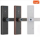Смарт-замок Tuya с Wi-Fi и сканером отпечатков пальцев