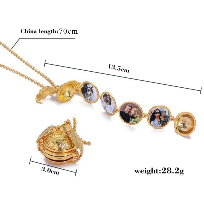 Magic 4 фото Крылья Ангела флэш бокс модный альбом коробка ожерелья кулон память