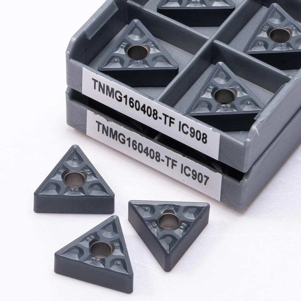 

TNMG160408 TF IC907 IC908 Токарный станок с твердосплавной вставкой Внешние токарные инструменты Высококачественные внешние токарные инструменты TNMG 160408