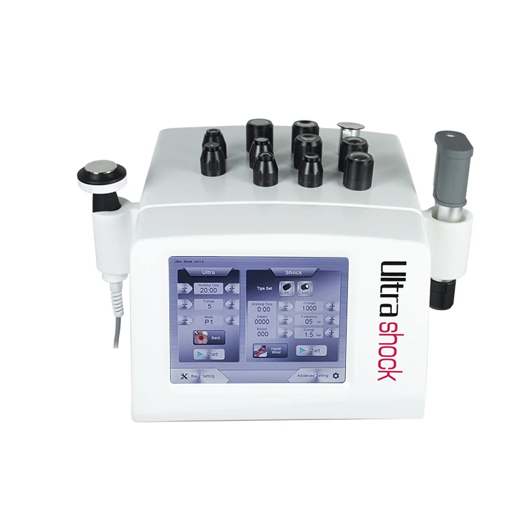 

2in1 Pneumatic Shock Wave ED Treatment Joint Pain Relief +High Frequency Ultrasound Body Shaping Machine