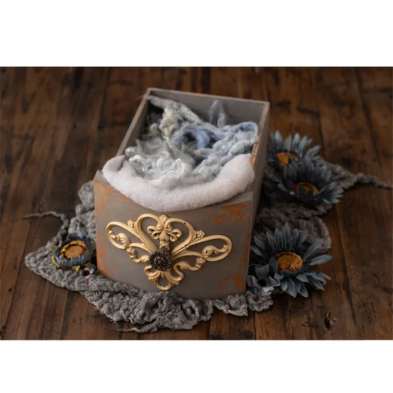 Реквизит для детской фотосъемки классический ящик Корзина новорожденных стул