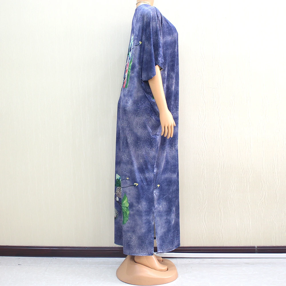 Женское платье с круглым вырезом и рукавом летучая мышь|Африканская одежда| |