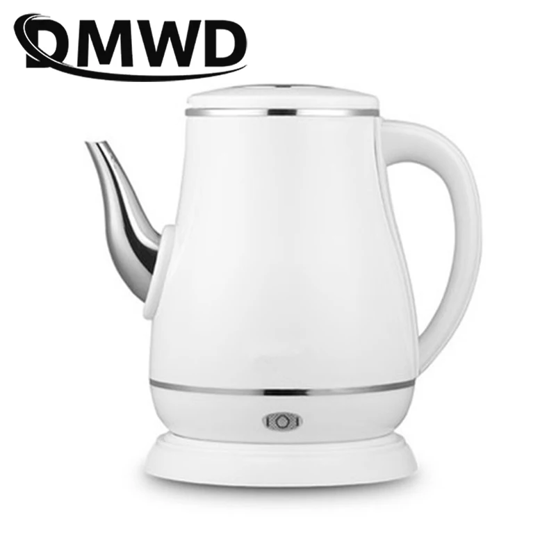 DMWD 1.8л Электрический чайник с длинным носиком для горячей воды быстрый нагрев из нержавеющей стали автоматическое отключение котла чайник нагреватель 1500 Вт ЕС