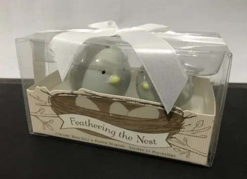 40 шт./лот = 20 коробок Детские сувениры из перьев в гнезде Керамические любящие