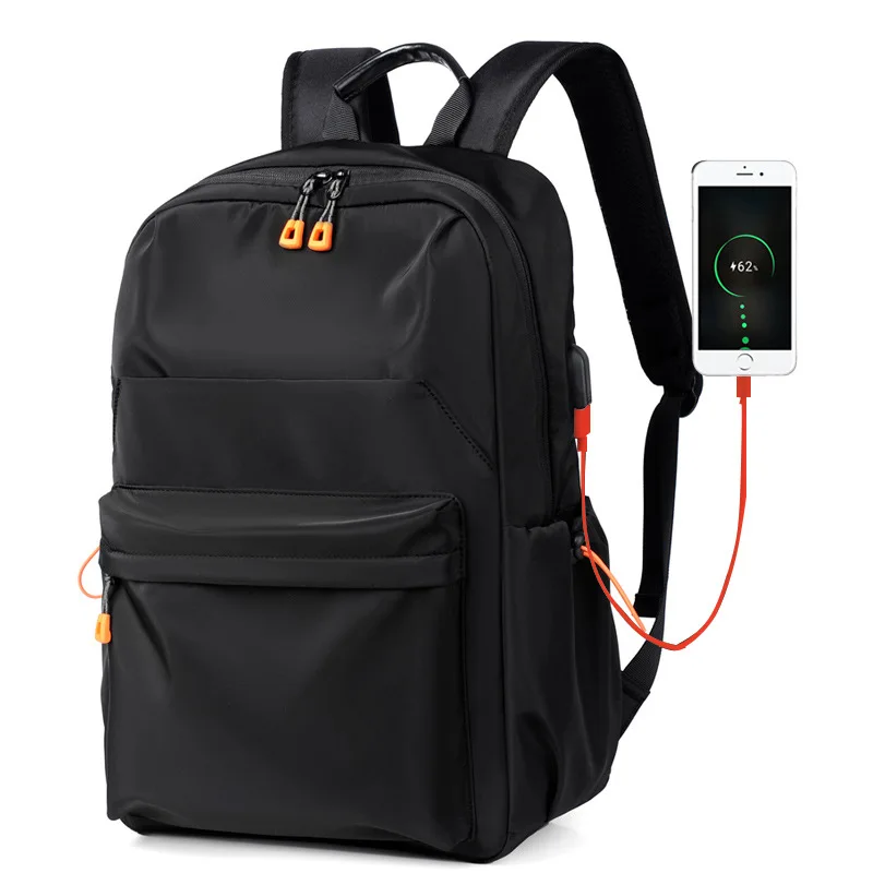 

Casual Laptop Backpack Men 15.6 Inch Office Work Men Backpack Unisex Black Gray Ultralight Practical Travel Backpack