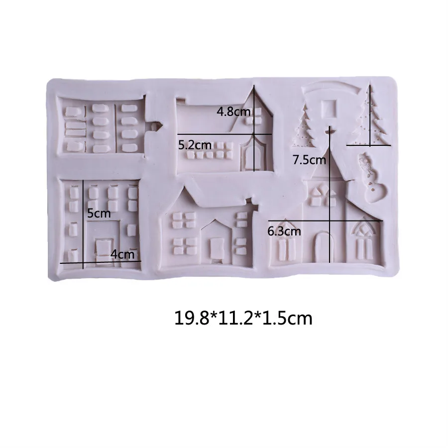 Familysky форма рождественского замка силиконовая для пирога посуда выпекания