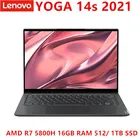 Lenovo YOGA ноутбук, экран 14 дюймов, 16 ГБ ОЗУ 2021 ТБ SSD