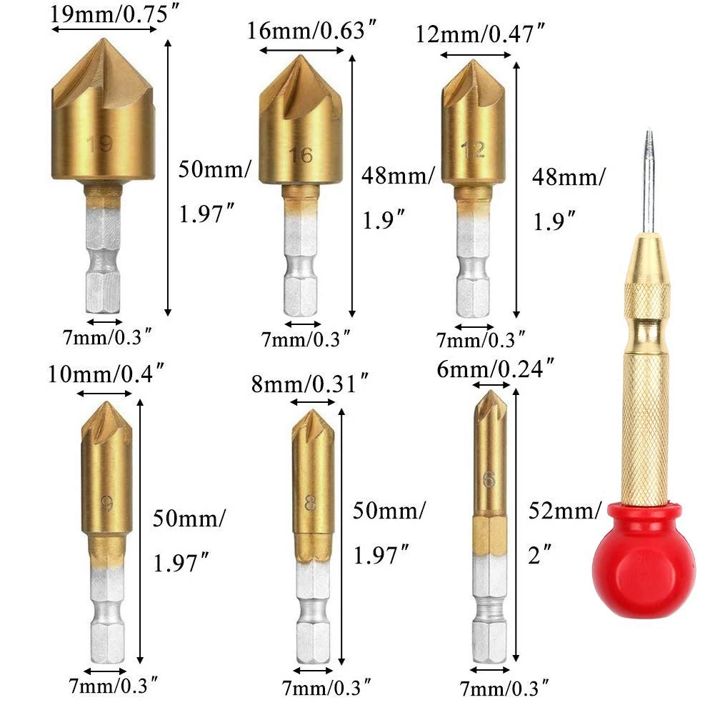GTBL 26 шт. деревообрабатывающие фаски сверлильные инструменты в том числе 6