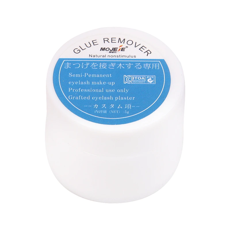 

Grafting Eyelash Extension Makeup Remover Glue 5g Non-irritating Plant Adhesive Gel Remover Eye Lashes Make Up Remover Cream