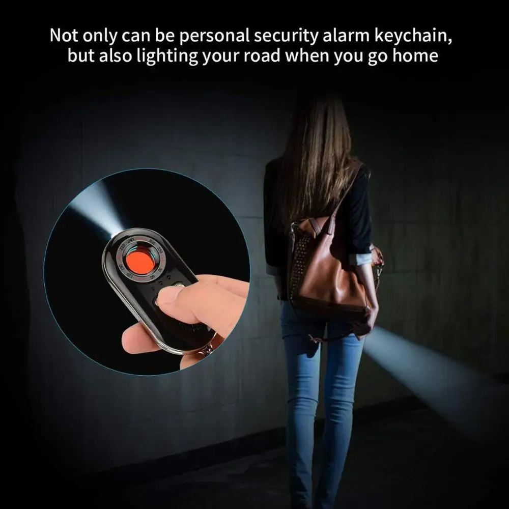 k98 small signal detector hidden camera finder anti camera bug finder gps detect vibration alarm detector free global shipping