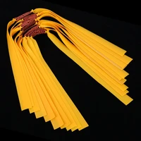 natural latex rubber band slingshot flat elastic elastic tube for tactical slingshot hunting accessories 5pcs