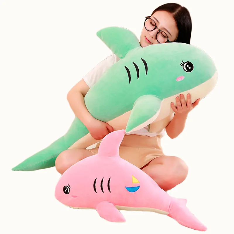 1 шт. 58 см милая мягкая плюшевая игрушечная Акула подушка для животных кукла