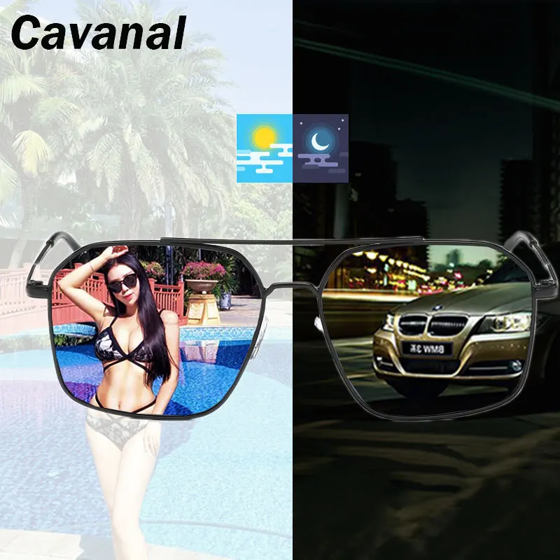 Мужские солнцезащитные очки с поляризацией в квадратной оправе|Мужские очки| |