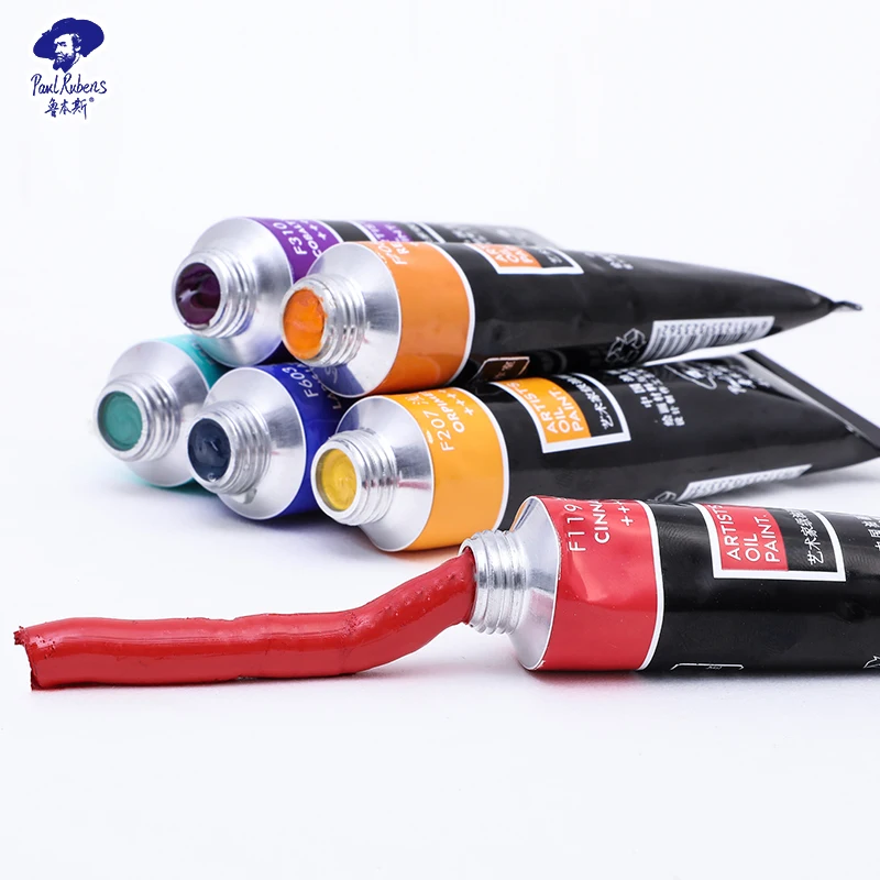 

Paul Rubens F Series Professional Paint Oil 6 Colors 40ml Oil Color Paint for Artists