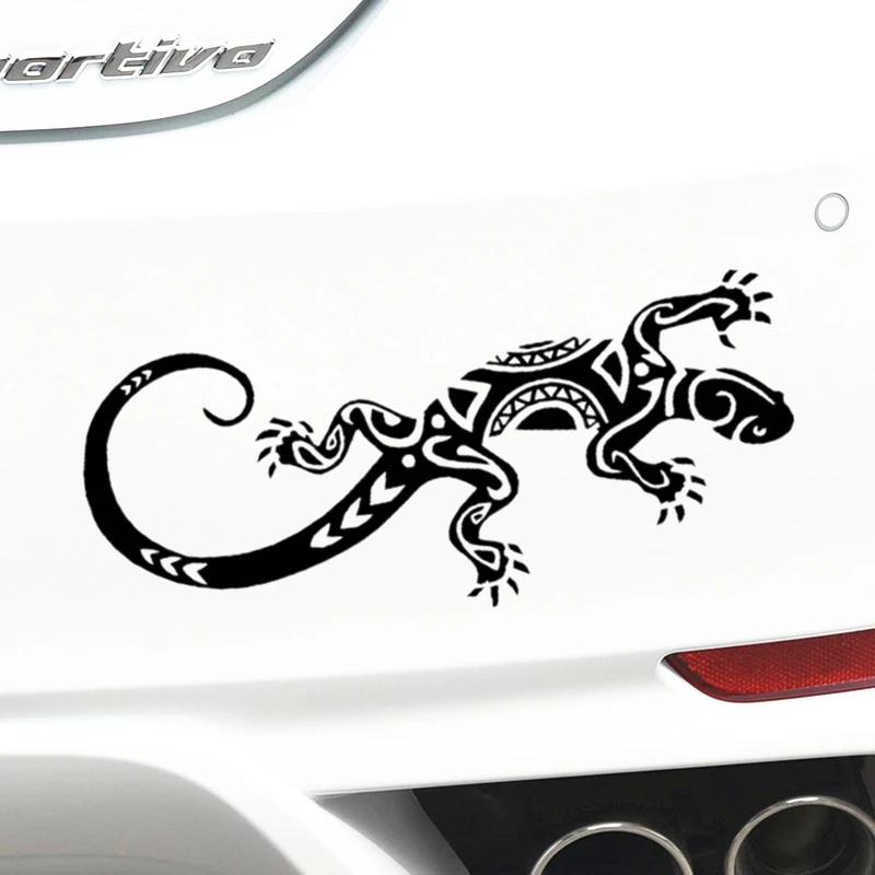 

Автомобильные наклейки Gecko, рептилии, забавные Креативные украшения, наклейки для багажника, лобового стекла, Автонастройка, Стайлинг KK, вин...