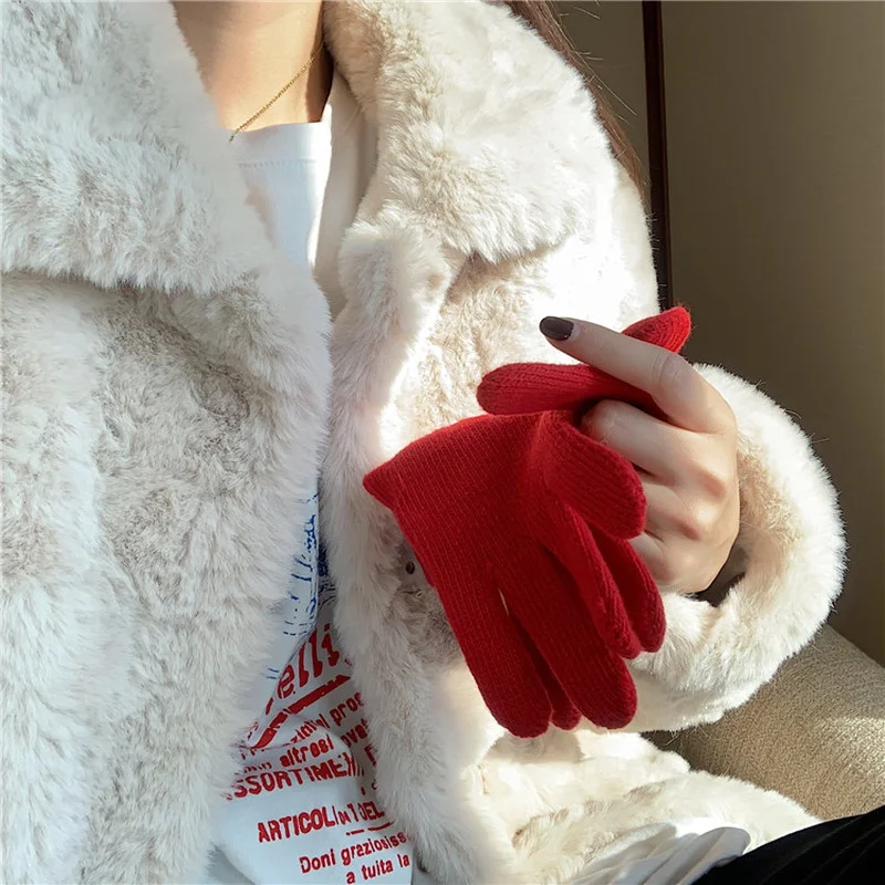 Женская куртка из искусственного меха в Корейском стиле | одежда