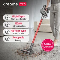 dreame t20 handheld cordless vacuum cleaner intelligent all surface brush 25kpa all in one dust collector floor carpet aspirator