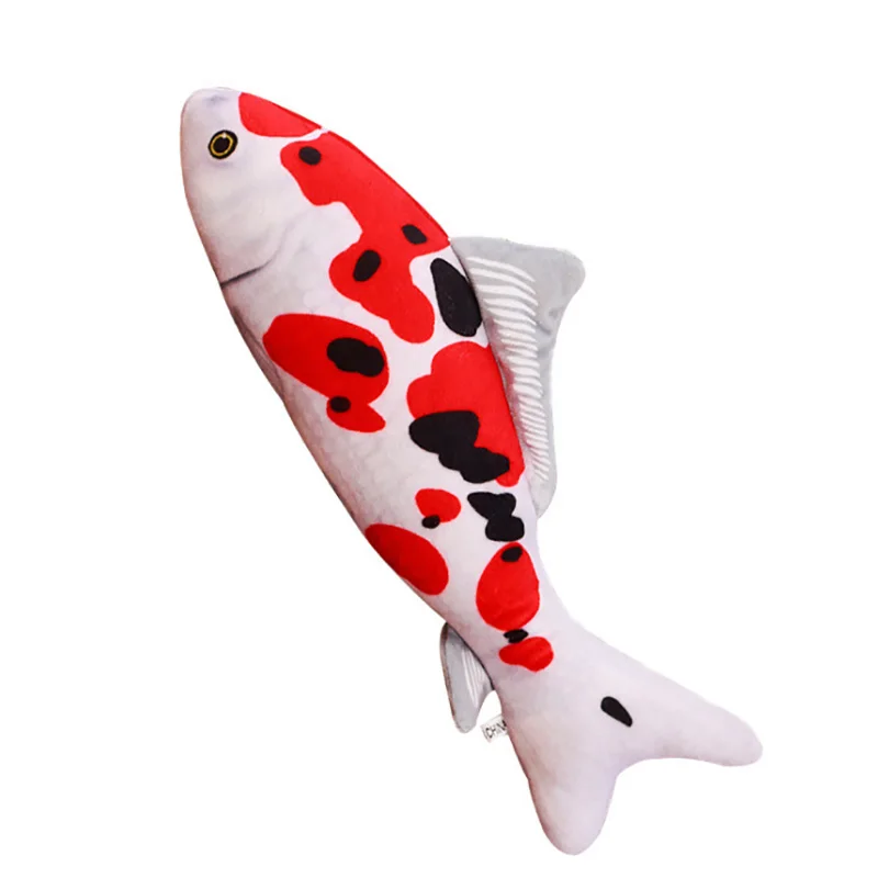 

20/30/40 cm Simulation Fish Plush Animals Cat Toys Carp/Grass Carp Pillow Plush Toys Funny Pet Animal Toys
