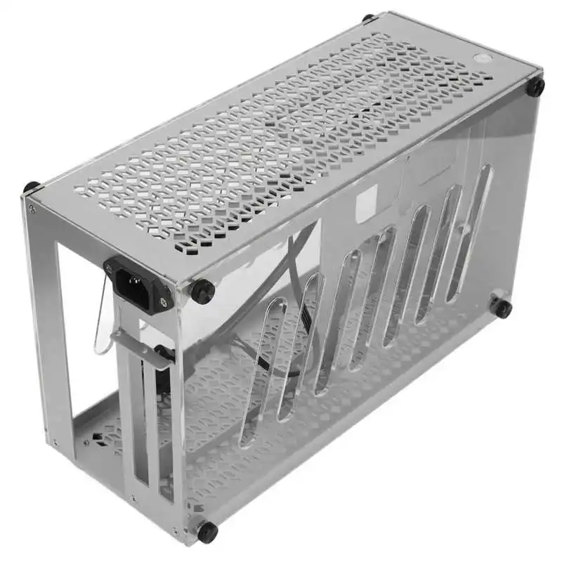 Чехол из алюминиевого сплава для мини-компьютера ITX акриловые прозрачные панели