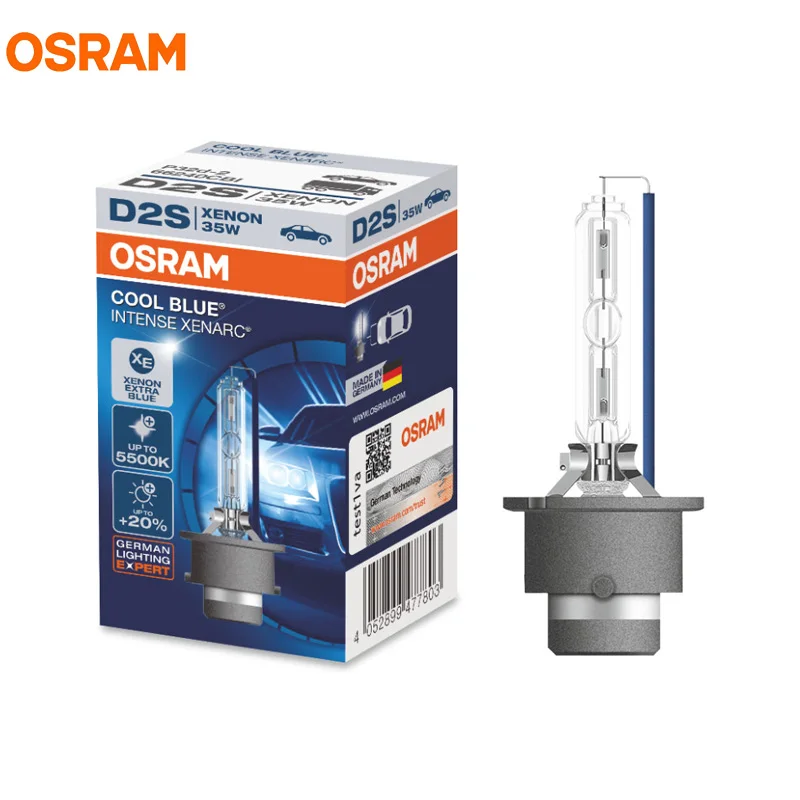 OSRAM 66140CBI 66240CBI 66340CBI 66440CBI D1S D2S D3S D4S 12V 35W Холодный Синий интенсивный 5500K HID лампа ксеноновая Автомобильная фара, 1X