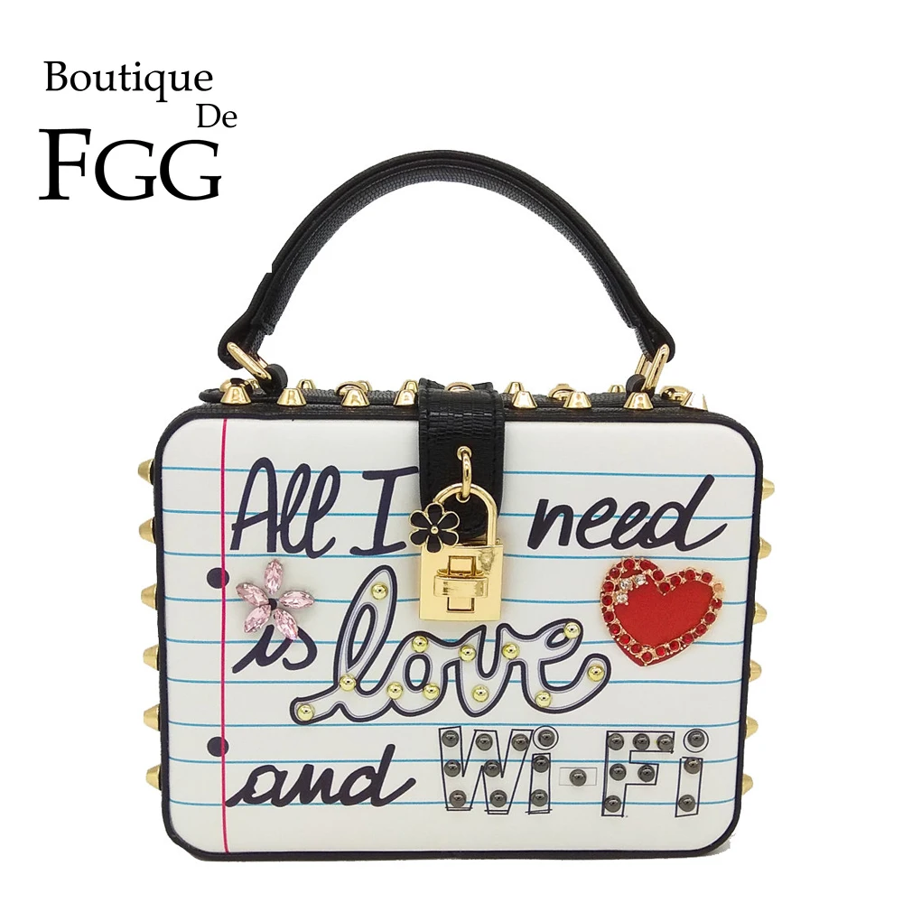 Женская сумка через плечо Boutique De FGG модная с функцией все что мне нужно это любовь