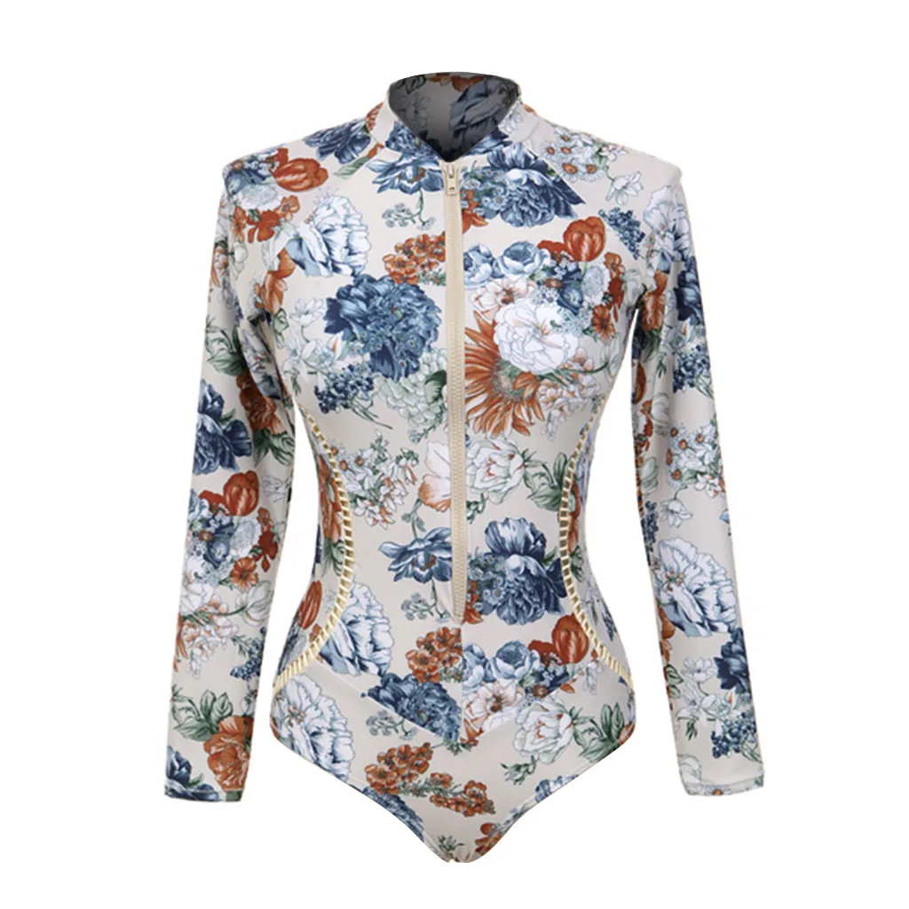 Женский купальный костюм для дайвинга серфинга тонкий солнцезащитный Лонгслив