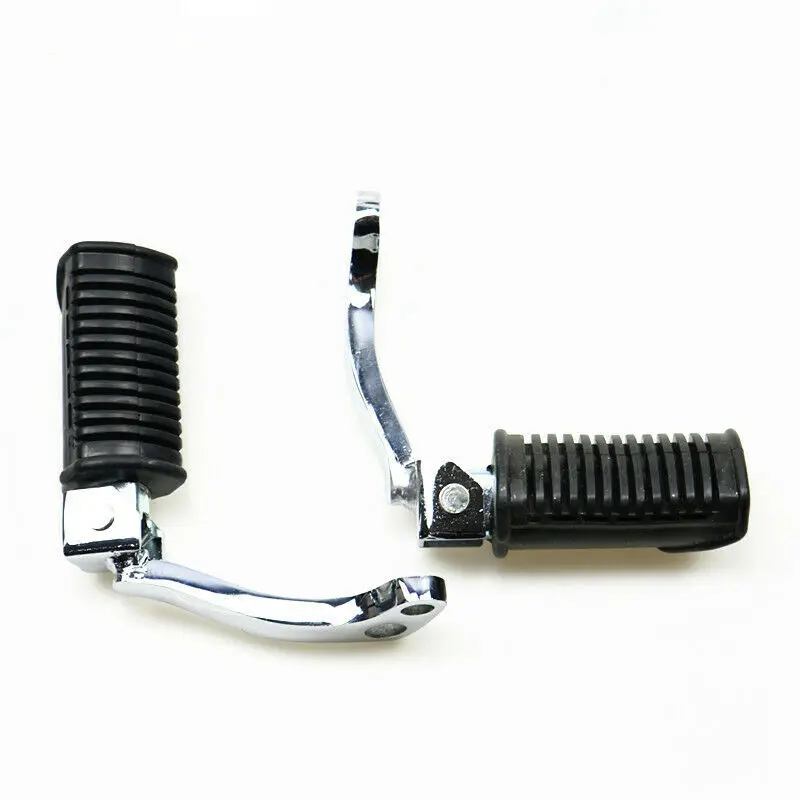 Черные передние подставки для грязевого велосипеда педалей Suzuki GN125 GN 125|Подставки