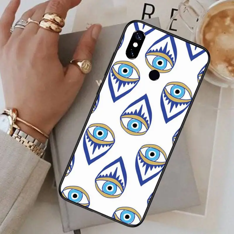 

Evil eye Phone Case For Xiaomi Redmi note 7 8 9 pro 8T 9S Mi Note 10 Lite pro