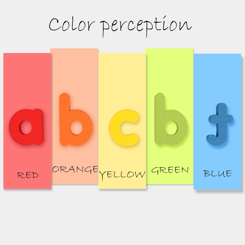 Деревянная картонная игра английского алфавита для раннего развития Обучающие