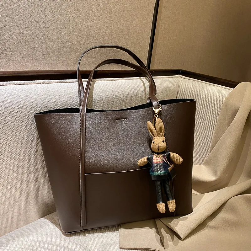 

Tote Bags for Women 2021 Hasp Soft Side Shoulder Bags Handbags