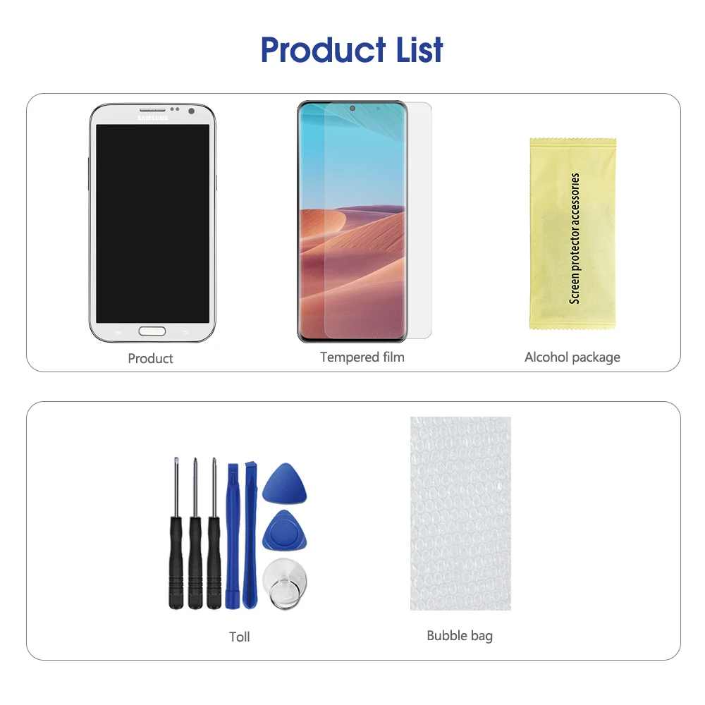 Оригинальный дисплей для Samsung Galaxy Note2 ЖК-дисплей сенсорный экран дигитайзер