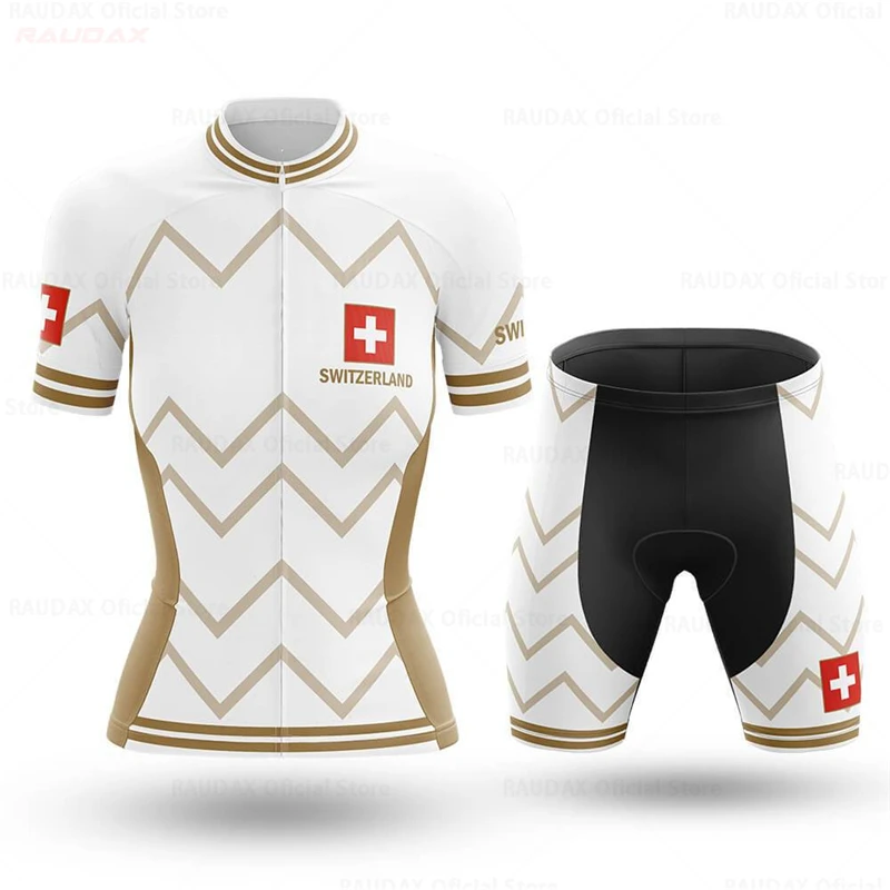 

Комплект из Джерси для велоспорта, 2021 швейцарская Женская одежда для велоспорта, одежда для горных велосипедов и мотоциклов, одежда для жен...