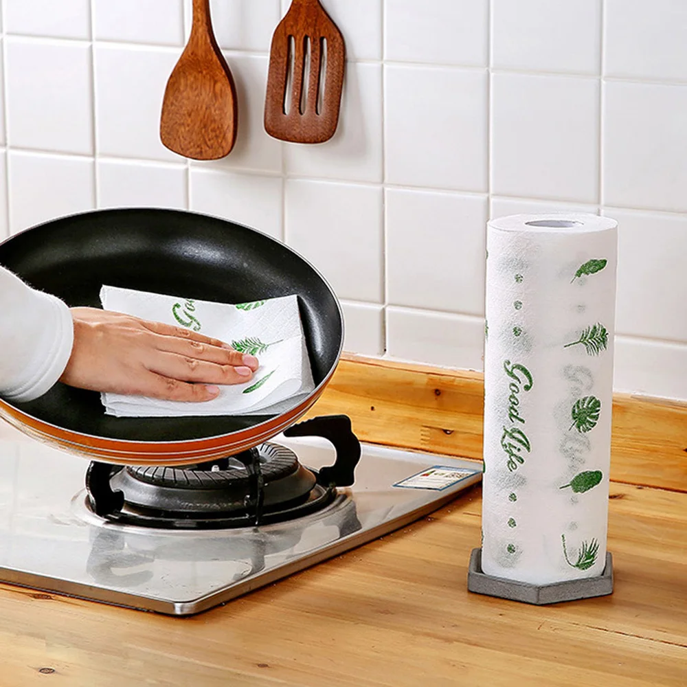 50 шт/рулон многоразовые из бамбукового волокна для посуды Полотенца s