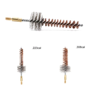 1 шт. 223cal  .308cal фосфористой бронзы щетка для камеры, пистолет, щетка для чистки, пистолета набор для чистки