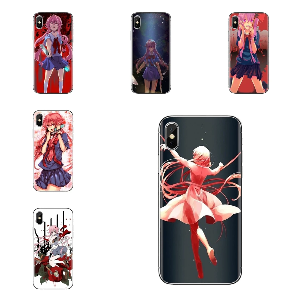 Чехол для телефона с Юно гасай из) костюм Мирай Никки аниме huawei G7 G8 P7 P8 P9 Lite Honor 4C 5X 5C