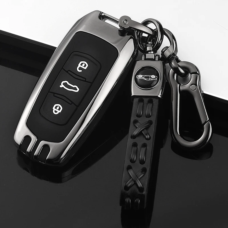 Защитный чехол из цинкового сплава для ключей автомобиля Geely Atlas Boyue NL3 EX7 Emgrand X7