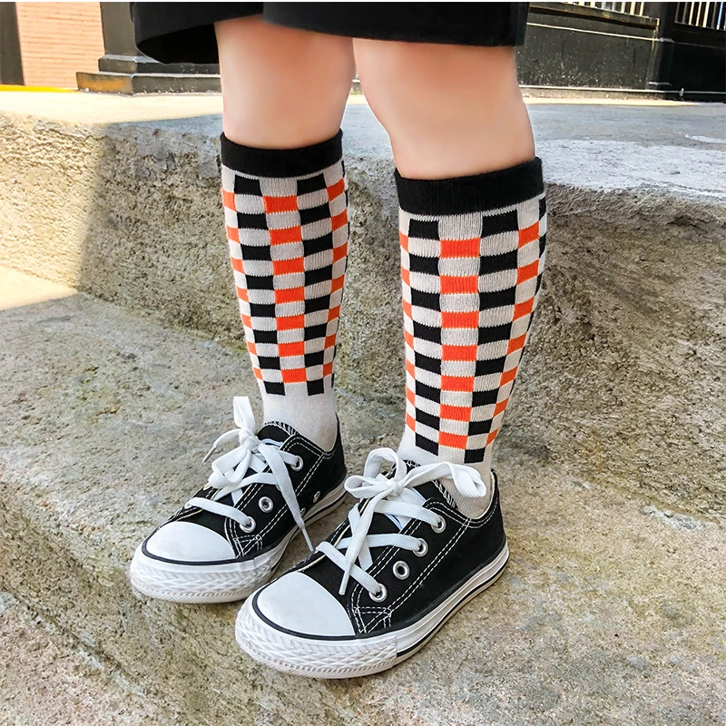 Детские гольфы хлопковые зимние длинные носки без пятки для мальчиков и девочек