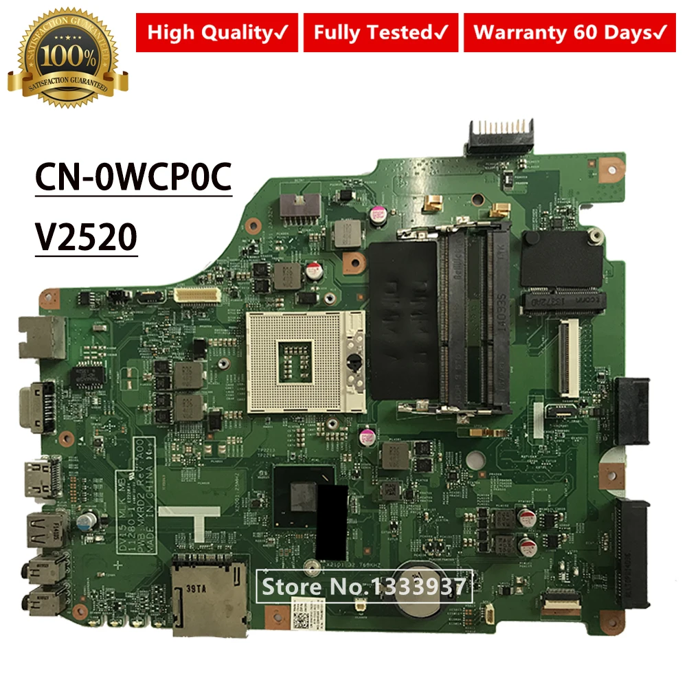 CN 0WCP0C WCP0C для DELL VOSTRO 2520 V2520 материнская плата ноутбука SLJ8F DV15 11280 1 MXRD2