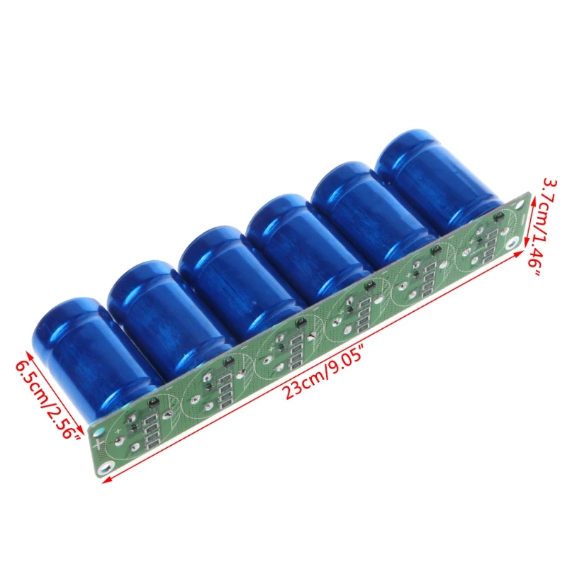 

Drop&Wholesale Farad Capacitor 2.7V 500F 6 Pcs/1 Set Super Capacitance With Protection Board