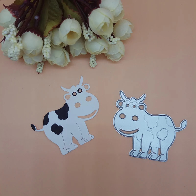 Штампы для резки мультяшной молочной коровы штамп скрапбукинга штампы тиснения