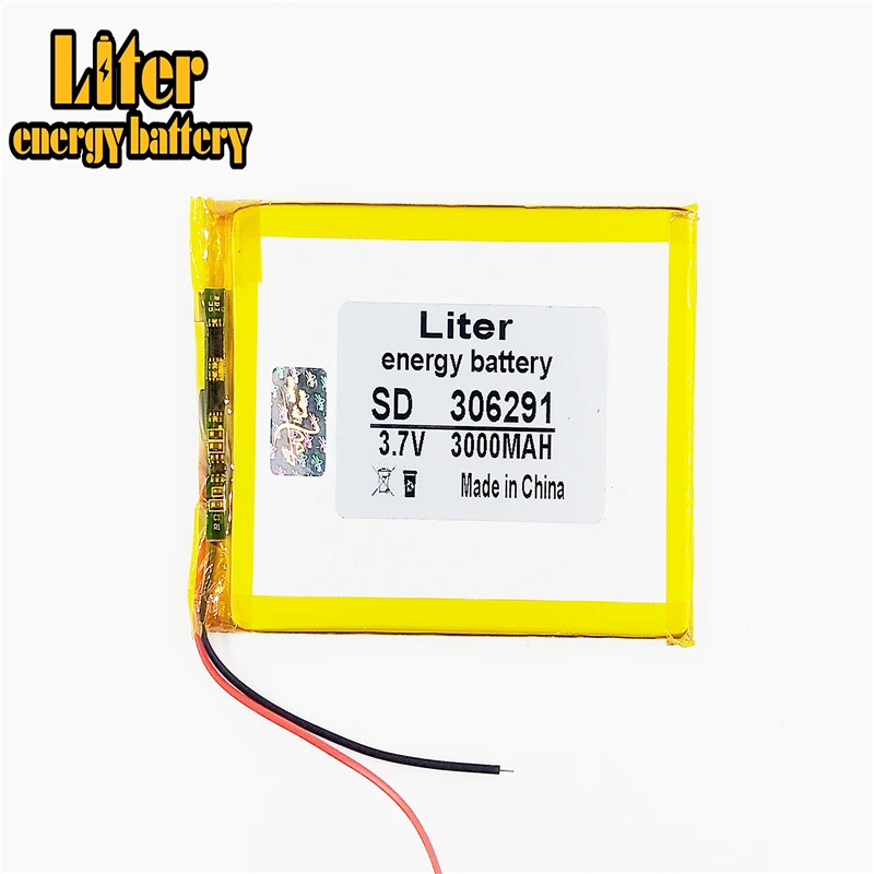306291 3.7V 3000mah Lithium Tablet polymer battery With Protection Board For GPS PC Digital Products | Компьютеры и офис
