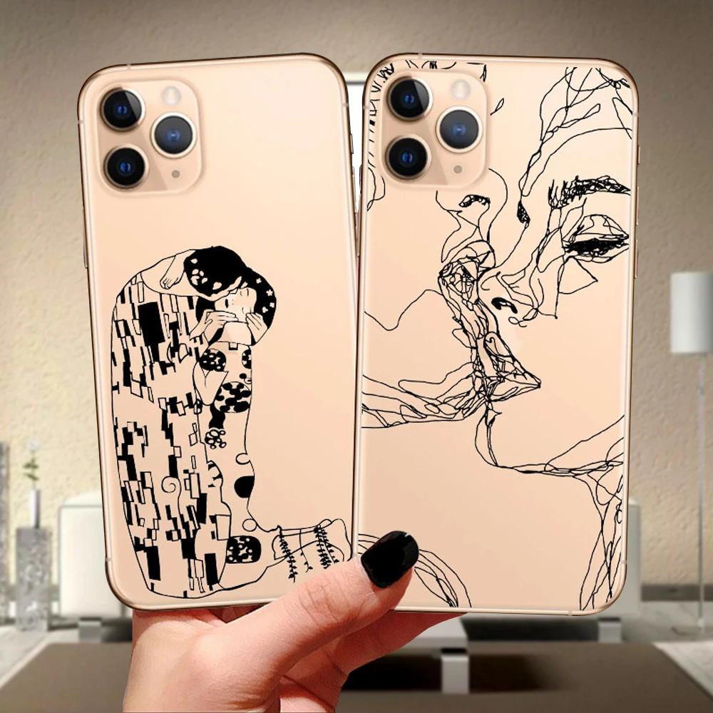 Мягкий чехол для iPhone11 Pro Max X XR Xs 6 6s 7 8 Plus с рисунком маслом Густава Климта|Бамперы| |