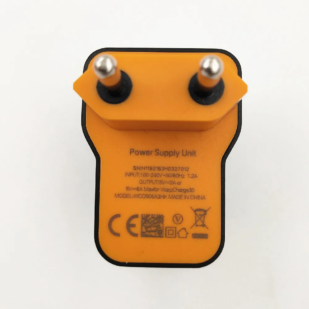 Зарядное устройство Oneplus 7T Mclaren Warp Charger 30 Вт адаптер питания с USB Type-C и кабелем 100 см