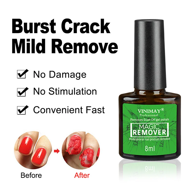 УФ светодиодный Гель-лак для ногтей Burst Magic Remover Жидкость для удаления липкого слоя гель для ногтей обезжириватель Очиститель гель Lak Remover TSLM1