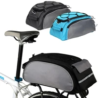 13l bicycle rear bag cycling seat rack storage trunk handbag pannier travel riding mountain road bike bags large capacity