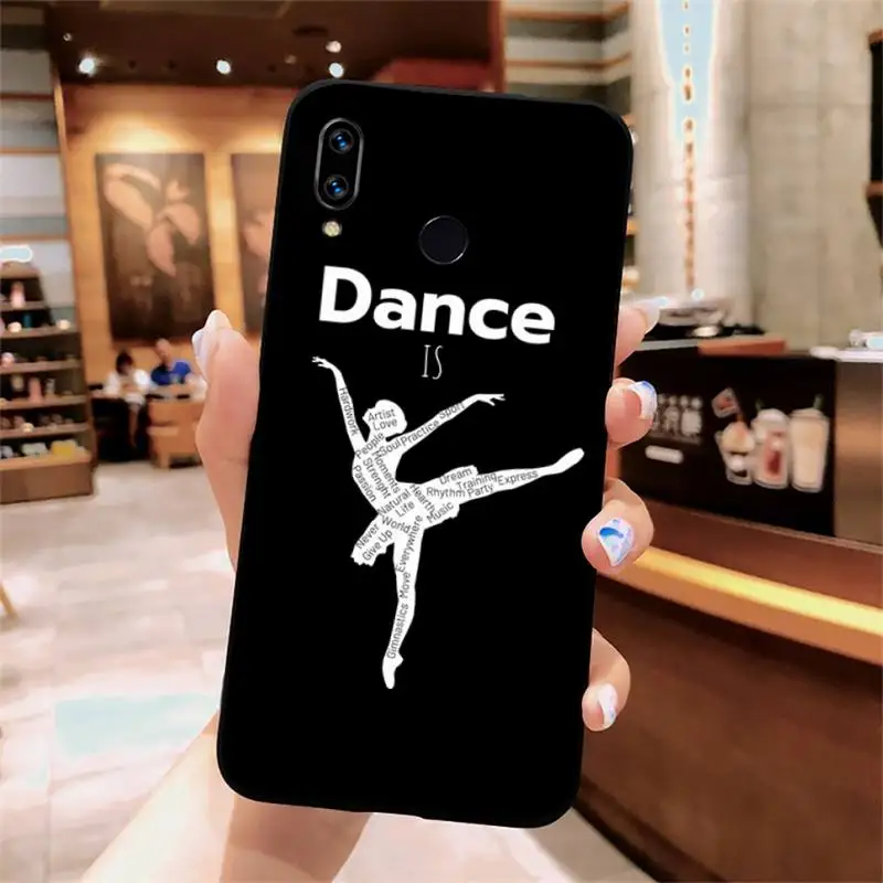 

I Love Dance text fashion pattern high quality Phone Case shell For Xiaomi Redmi note 7 8 9 t k30 max3 9 s 10 pro lite
