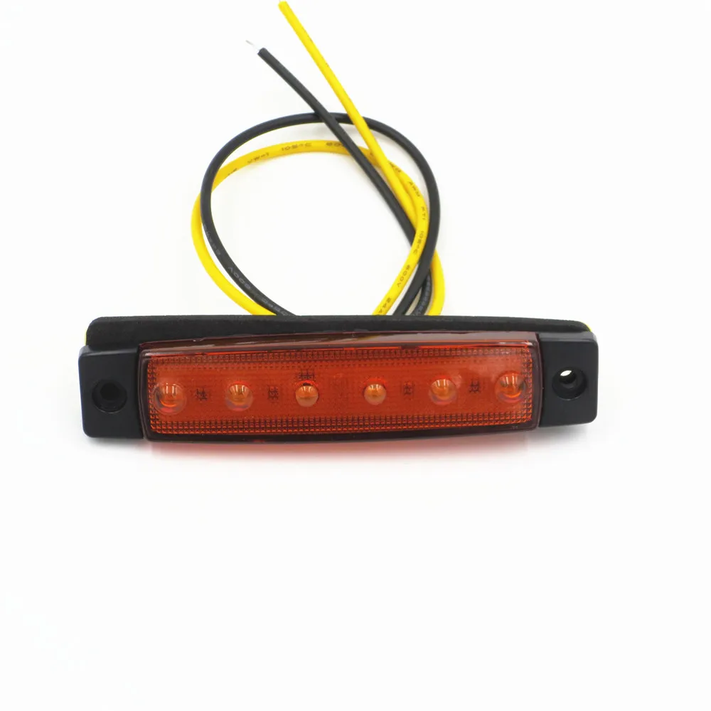 6 светодиодный ных габаритных огней для лодок автомобилей грузовиков автобусов