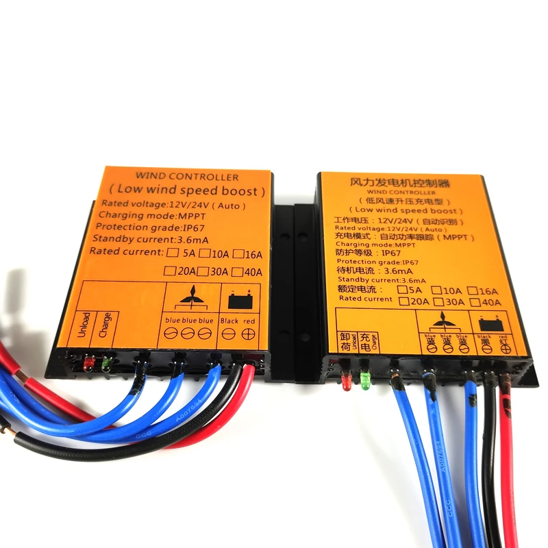 

12V 24V 48V Regulator for 400w 600w 1000w Wind Turbine Generator Charge Controller For Gel Battery and Lithium Battery